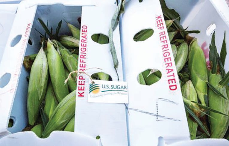 The people of U.S. Sugar recently donated more than 2,000 crates of Glades-grown sweet corn across South Florida in partnership with Duda Farm Fresh Foods, C & B Farms in Clewiston and Robert Erneston Produce Inc. of Stuart.